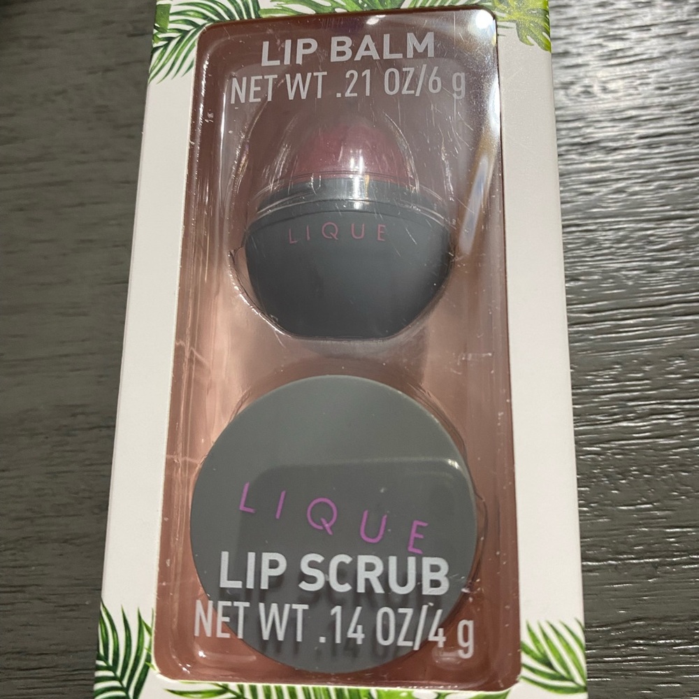 Pink Lip Balm & Lip Scrub Duo -